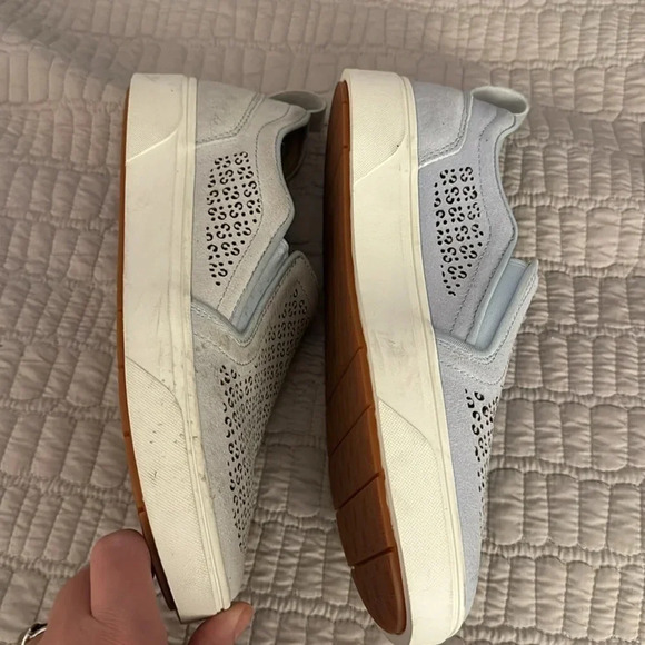 Vionic Light Blue Slip-On Loafers - Picture 10 of 11